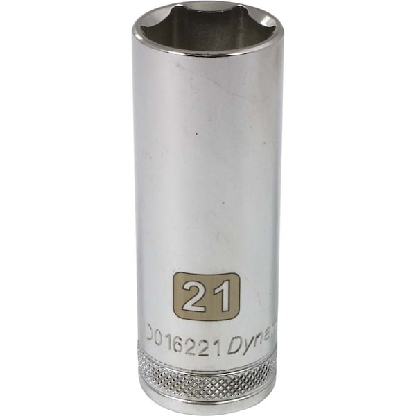 1/2" Drive, 21mm Metric Socket, 6 Points